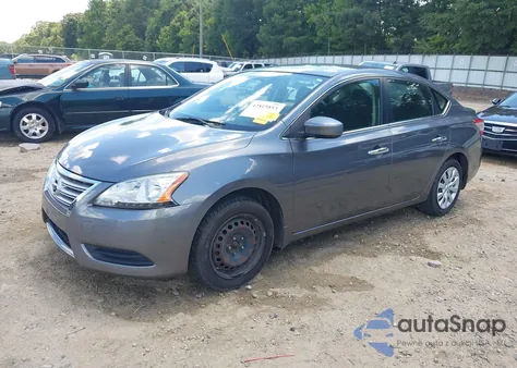 2015 Nissan Sentra S z USA, uszkodzony, nr VIN 3N1AB7AP9FY336041